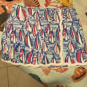 EUC Lilly Pulitzer skort sz 4